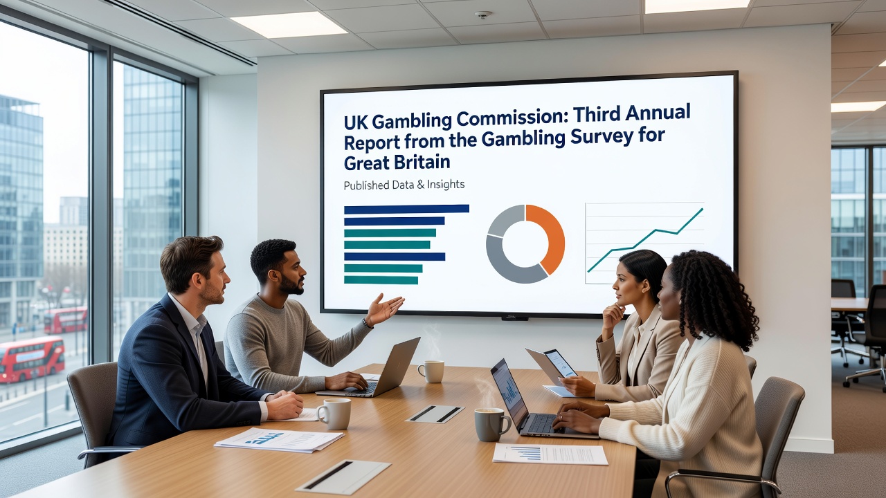 Charts and graphs illustrating gambling behaviours and attitudes from the 2025 GSGB annual report
